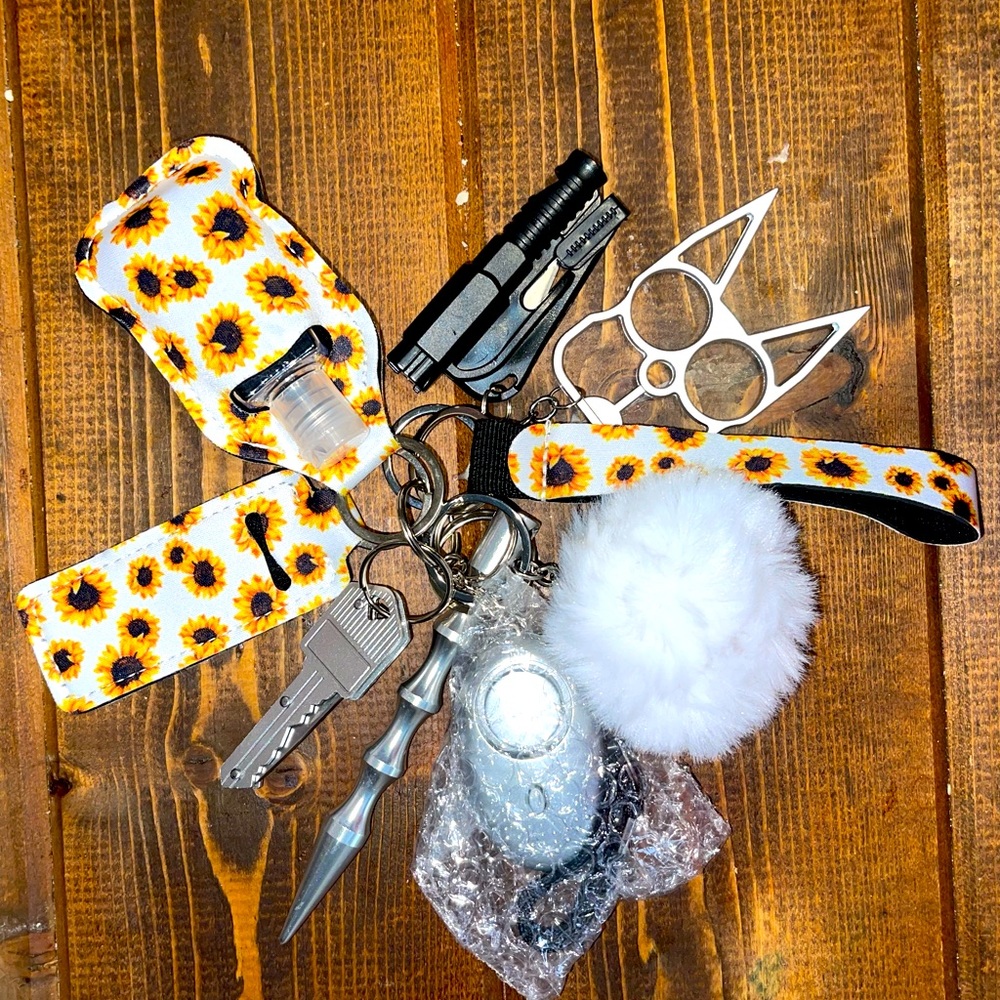 Self defense, 10 pieces keychain